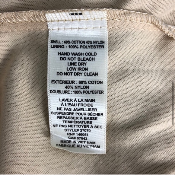 Monteau Black Lace Sleevless Peplum Top - Picture 6 of 8